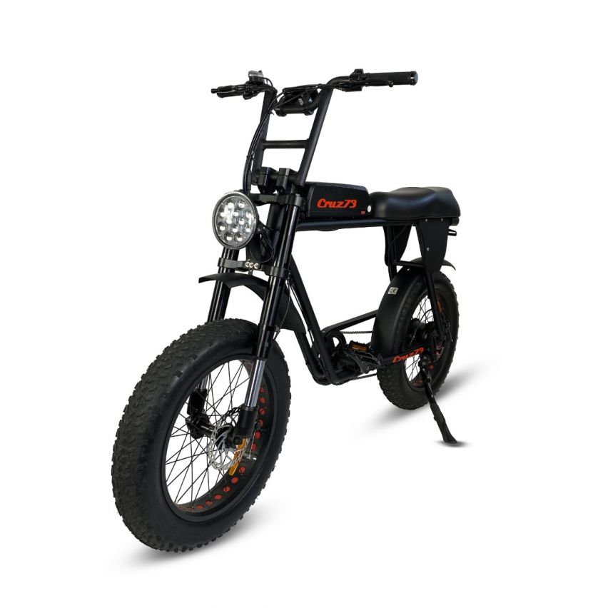 Cruz73 Retro Pro Version - Electric Bike - 250W Black