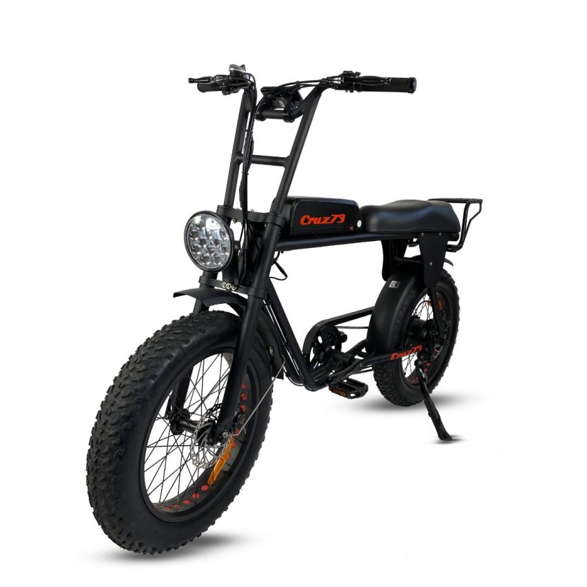 Cruz73 Retro - Electric Bike - 250W Black