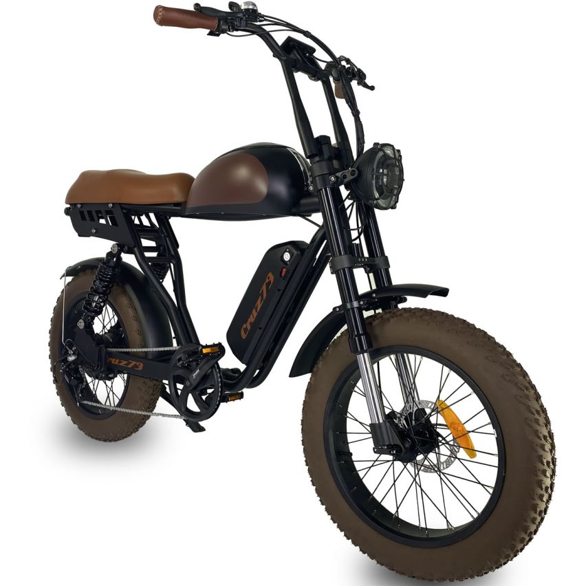 Cruz73 Retro Mariner Special Edition - Electric Bike - 250W Tan