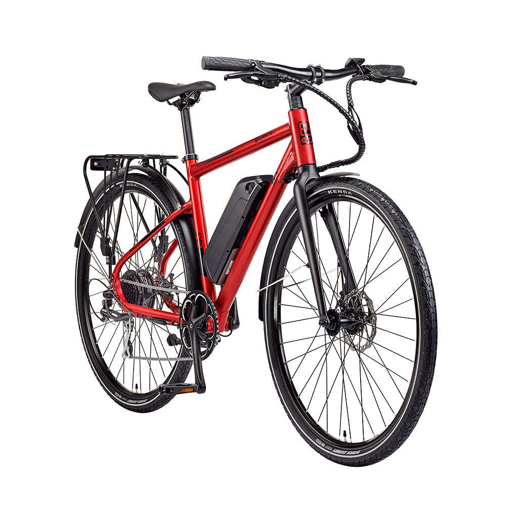 EZEGO Commute EX Gents - Electric Bike - 250W Red