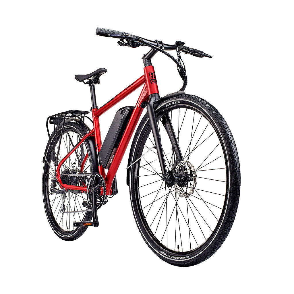 EZEGO Commute EX Gents - Electric Bike - 250W Red