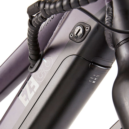 EZEGO Commute INT Unisex - Electric Bike - 250W Purple/ Black