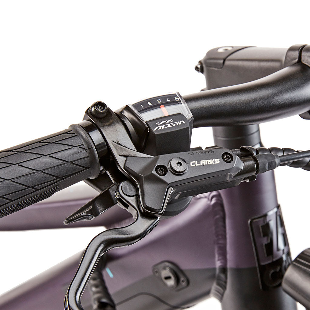 EZEGO Commute INT Unisex - Electric Bike - 250W Purple/ Black