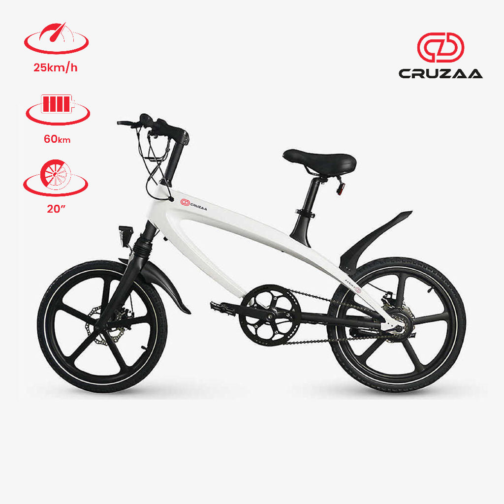 Cruzaa Electric Bike - Built in Speakers and Bluetooth - 240W