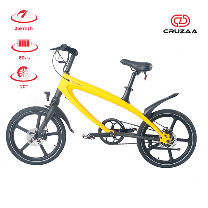 Cruzaa Electric Bike - Built in Speakers and Bluetooth - 240W