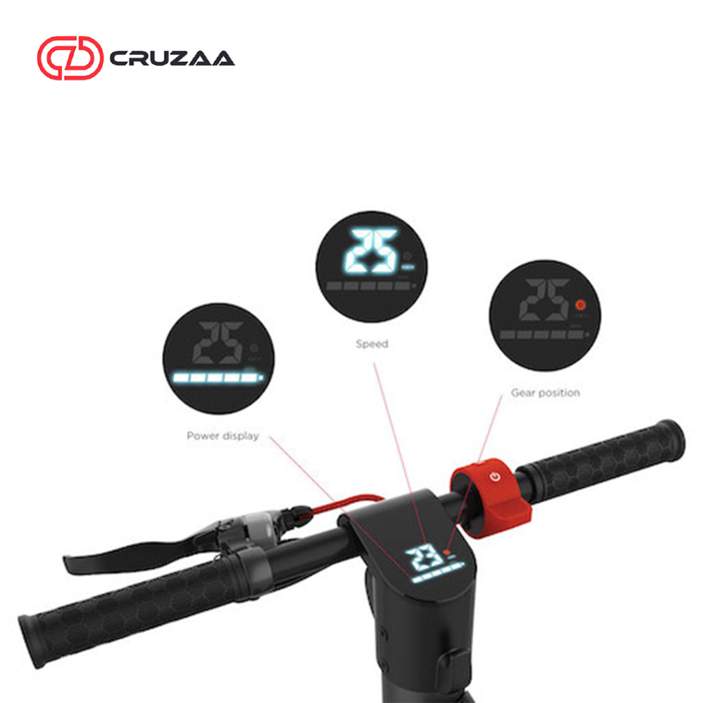 Cruzaa Commuta - Electric Scooter - 350W Carbon Black