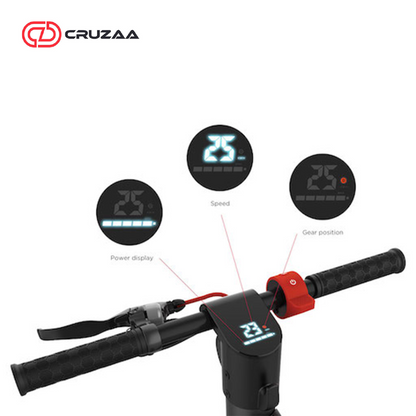 Cruzaa Commuta - Electric Scooter - 350W Carbon Black